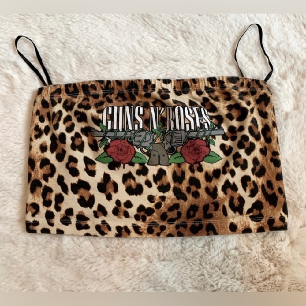 Guns N Roses Cheetah Print Bandeau